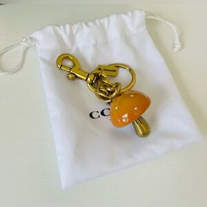 NWT Coach mushroom bag charm